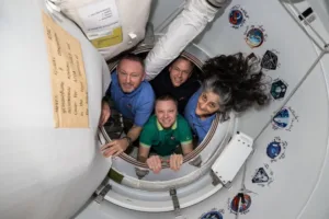 Sunita Williams returns to Earth